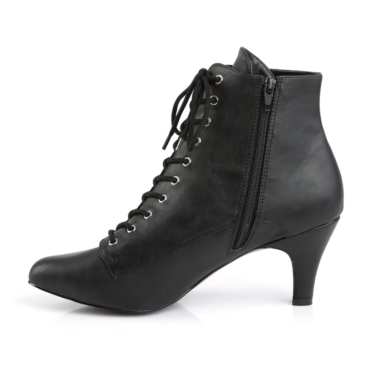 DIVINE-1020 Black Faux Leather