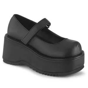 DOLLIE-01 Black Vegan Leather