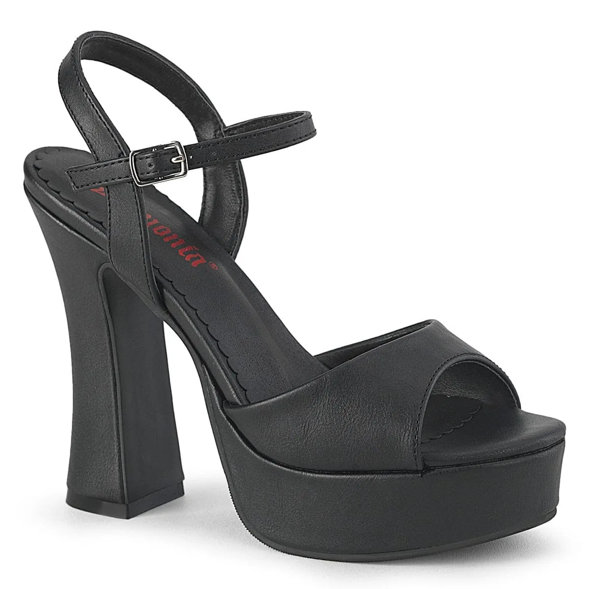 DOLLY-09 Black Vegan Leather