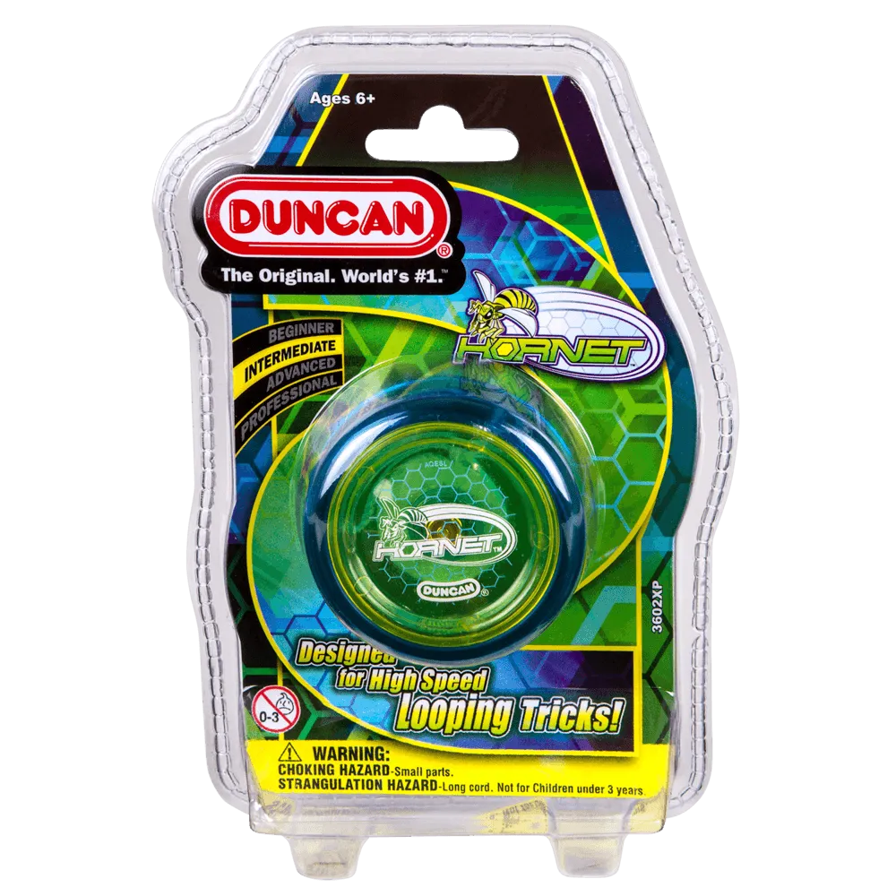Duncan Hornet - Blue/Yellow, Clear/Red, Green/White or Orange/Black