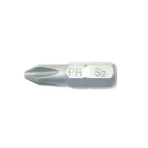 Eclipse PH2X1 Bit, Phillips, Size #2, 1" Long, 1/4"