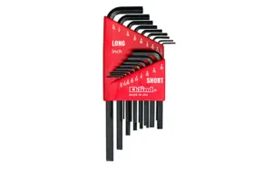 Eklind 18-PC Long & Short Hex-L Wrench Key Set - SAE