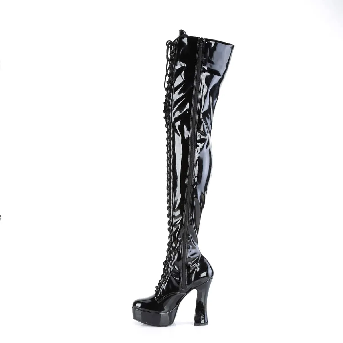 ELECTRA-3023 Black Stretch Patent/Black