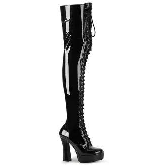 ELECTRA-3023 Black Stretch Patent/Black