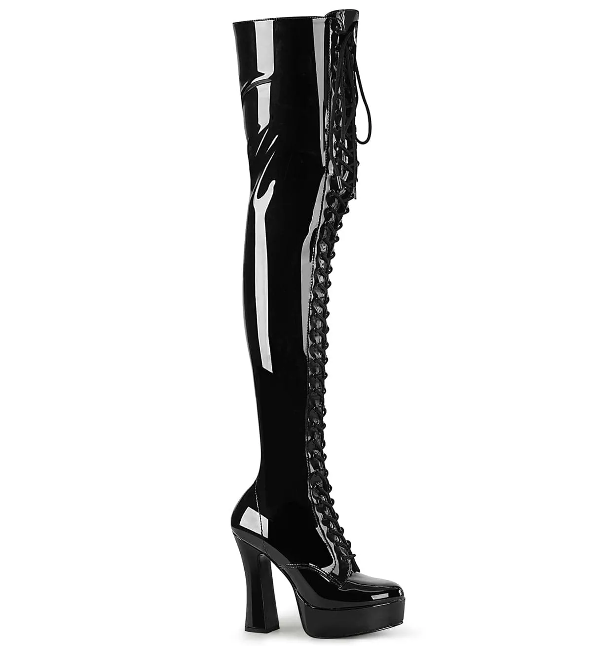 ELECTRA-3023 Black Stretch Patent/Black