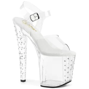 ENCHANT-708RS Clear/Clear-Rhinestones