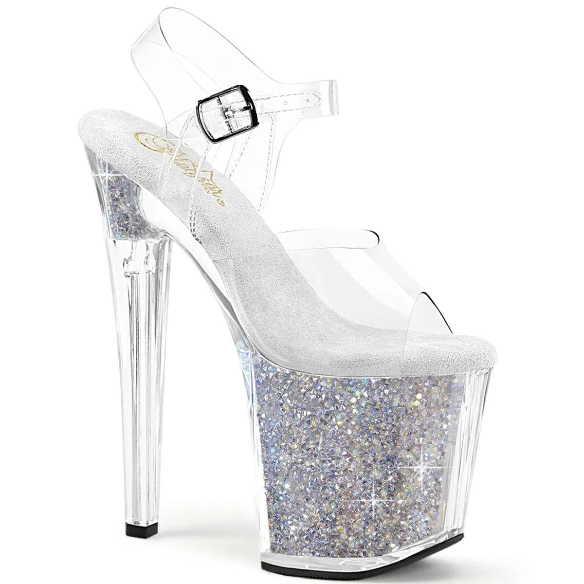 ENCHANT-708RSI Clear/Clear-Silver AB Rhinestones