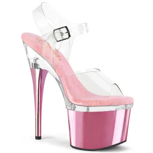 ESTEEM-708 Clear/Clear-Baby Pink Chrome