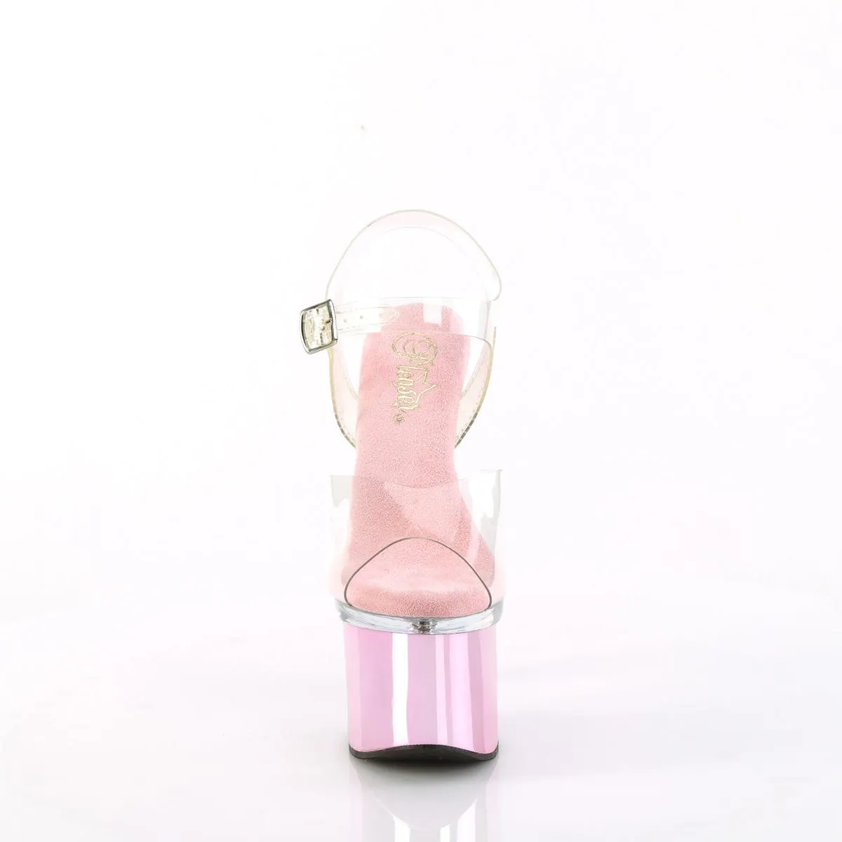 ESTEEM-708 Clear/Clear-Baby Pink Chrome
