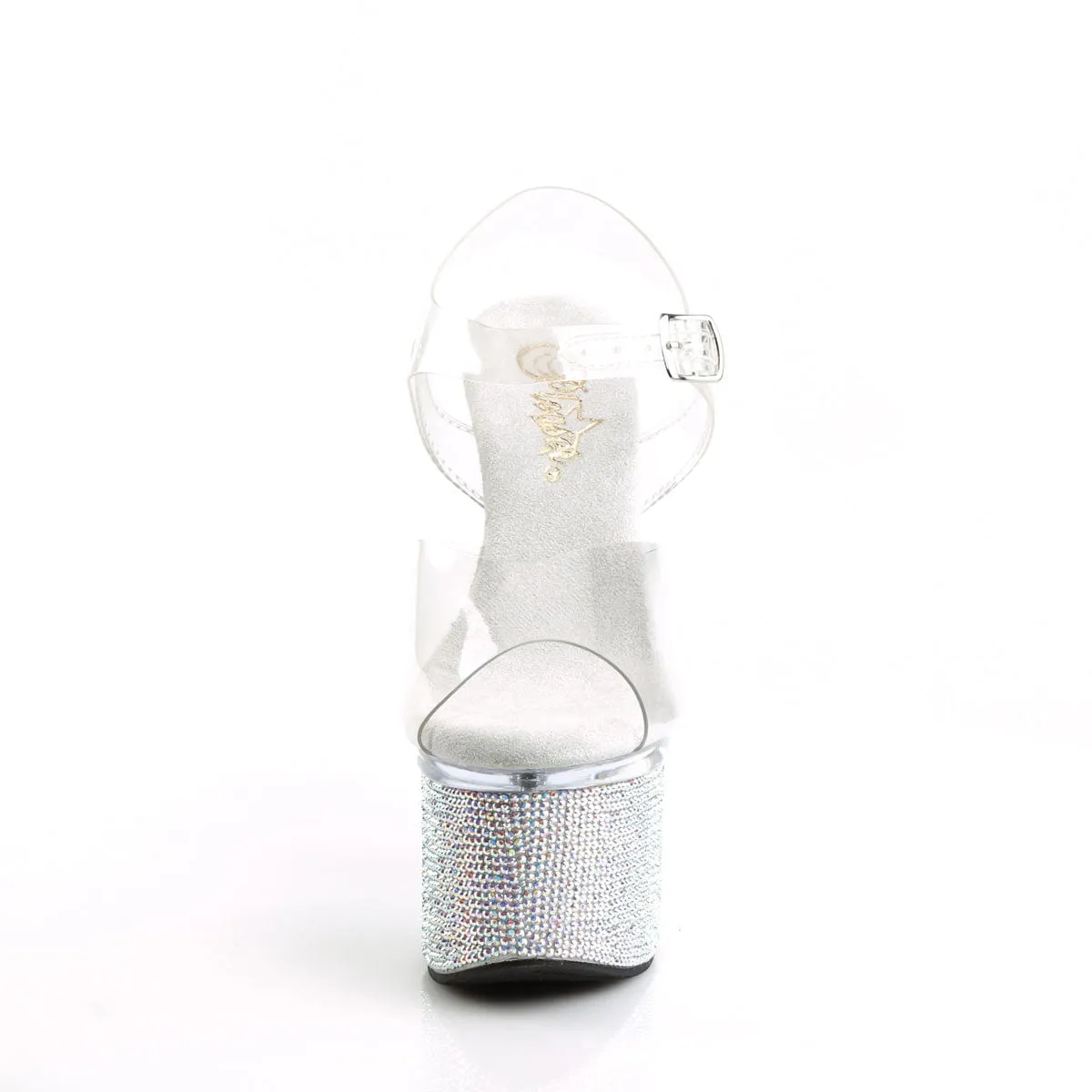 ESTEEM-708DM Clear/Clear-Silver AB Rhinestones