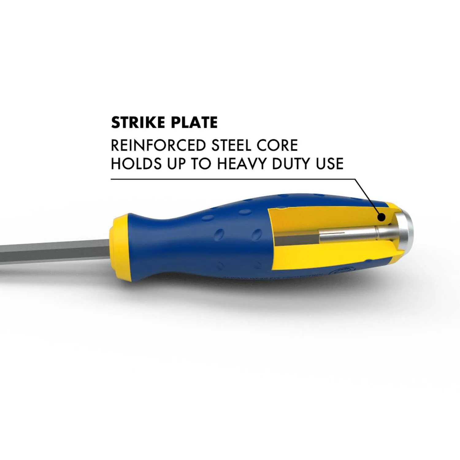 Estwing 42449-01 PH2 x 6-Inch Philips Head Heavy Duty Hex Shaft Demolition Screwdriver with Magnetic Tip