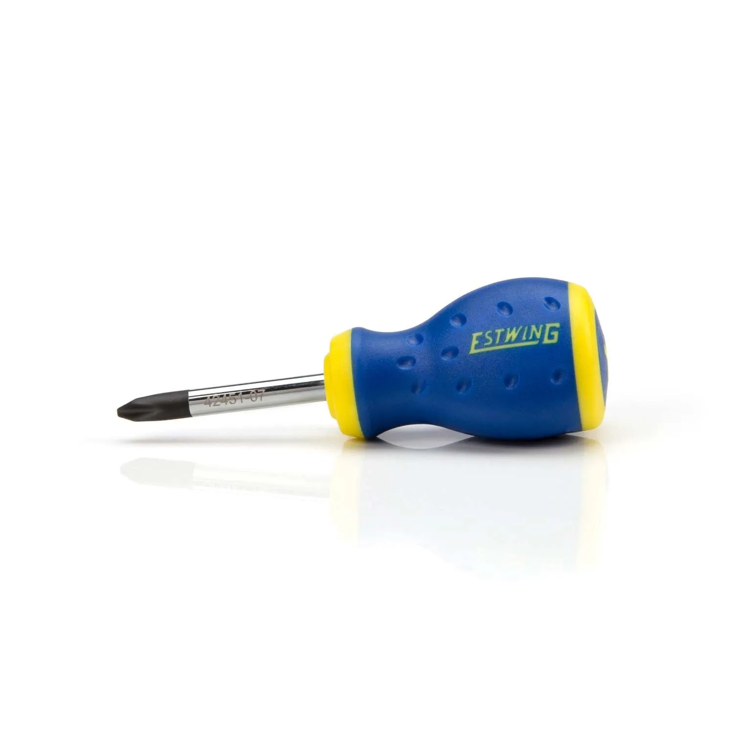 Estwing 42451-07 PH2 x 1-3/4-Inch Magnetic Philips Tip Stubby Screwdriver with Ergonomic Handle