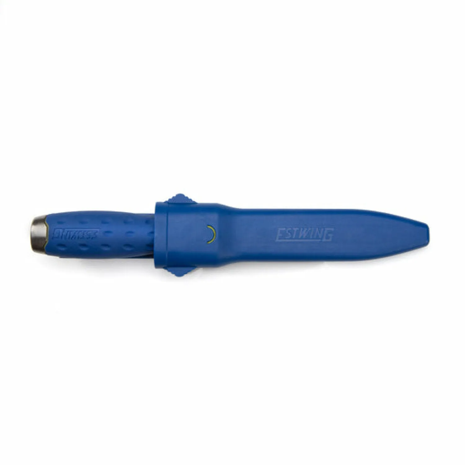 Estwing 42454 5.5-Inch Fixed Blade Double-Edged Multi-Purpose Duct Knife with Serrated and Smooth Edges and Hard Nylon Sheath