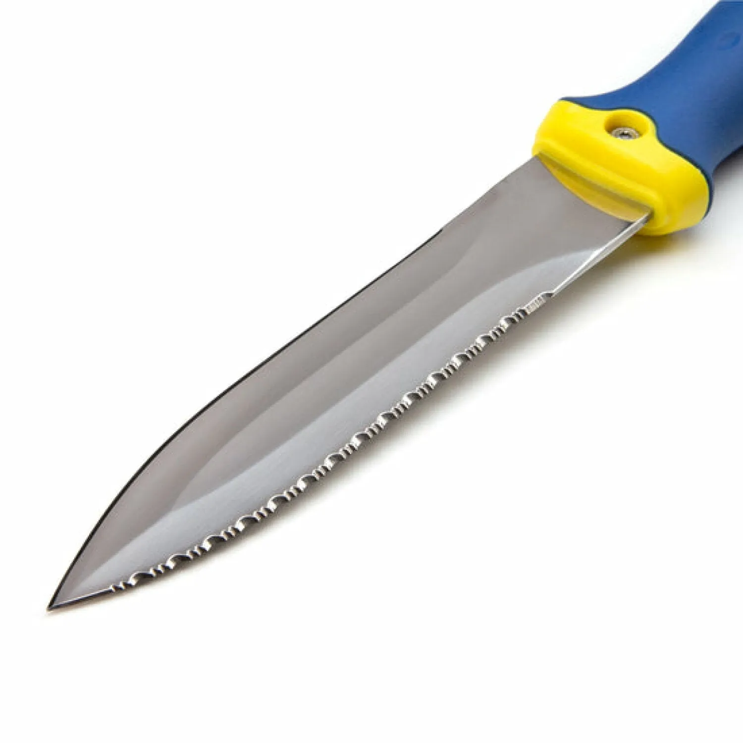 Estwing 42454 5.5-Inch Fixed Blade Double-Edged Multi-Purpose Duct Knife with Serrated and Smooth Edges and Hard Nylon Sheath