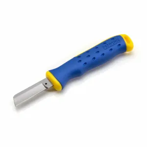 Estwing 42468 1.8-Inch Sheepsfoot Tip Cable Splicing Knife with In-Handle Blade Cover Storage