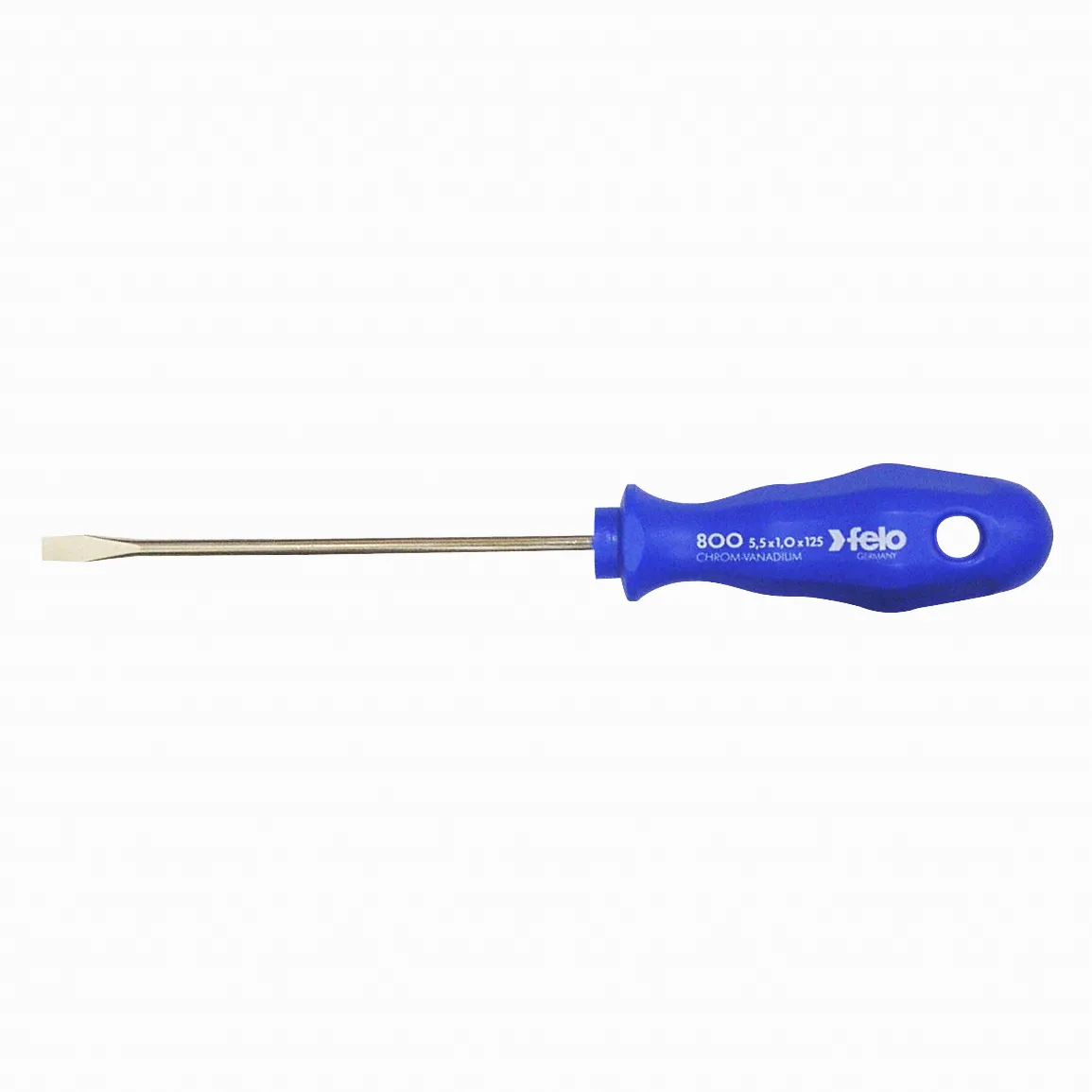 Felo 0715717013 5.5mm x 5" Slotted Screwdriver Blue 800