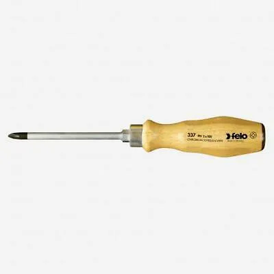 Felo 0715718063 Wood Handle Phillips Screwdriver