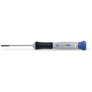 Felo 0715731812 3mm x 2.4" ESD Safe Precision Slotted Screwdriver, 250 Series