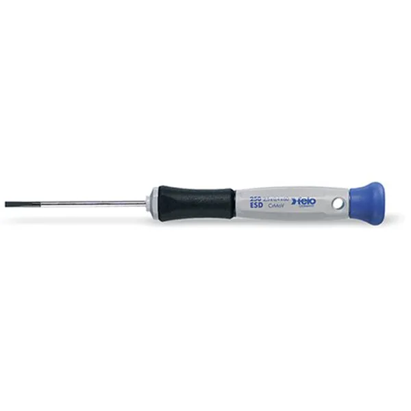 Felo 0715731812 3mm x 2.4" ESD Safe Precision Slotted Screwdriver, 250 Series