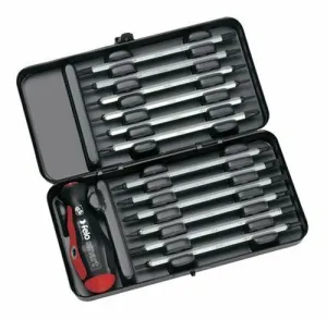 Felo 0715750630 13 Piece Smart Set in StrongBox Slotted, Phillips, Hex, & TORX