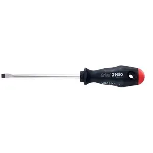 Felo 0715751843 6.5mm x 8" Slotted Screwdriver, 500 Series, 2 Component Handle