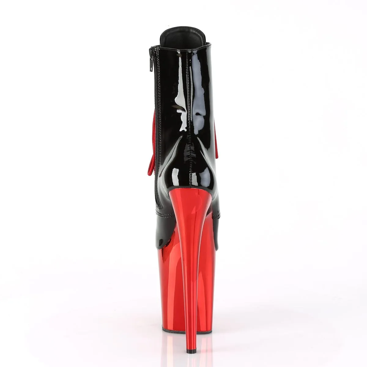 FLAMINGO-1020 Black Patent/Red Chrome