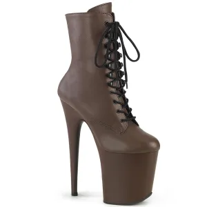 FLAMINGO-1020 Mocha Faux Leather/Mocha Matte