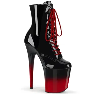 FLAMINGO-1020BR-H Black Patent/Black-Red