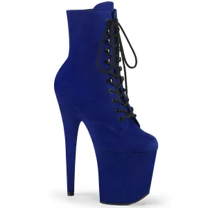 FLAMINGO-1020FS Royal Blue Faux Suede/Royal Blue Faux Suede