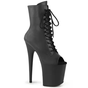 FLAMINGO-1021 Black Faux Leather/Black Matte