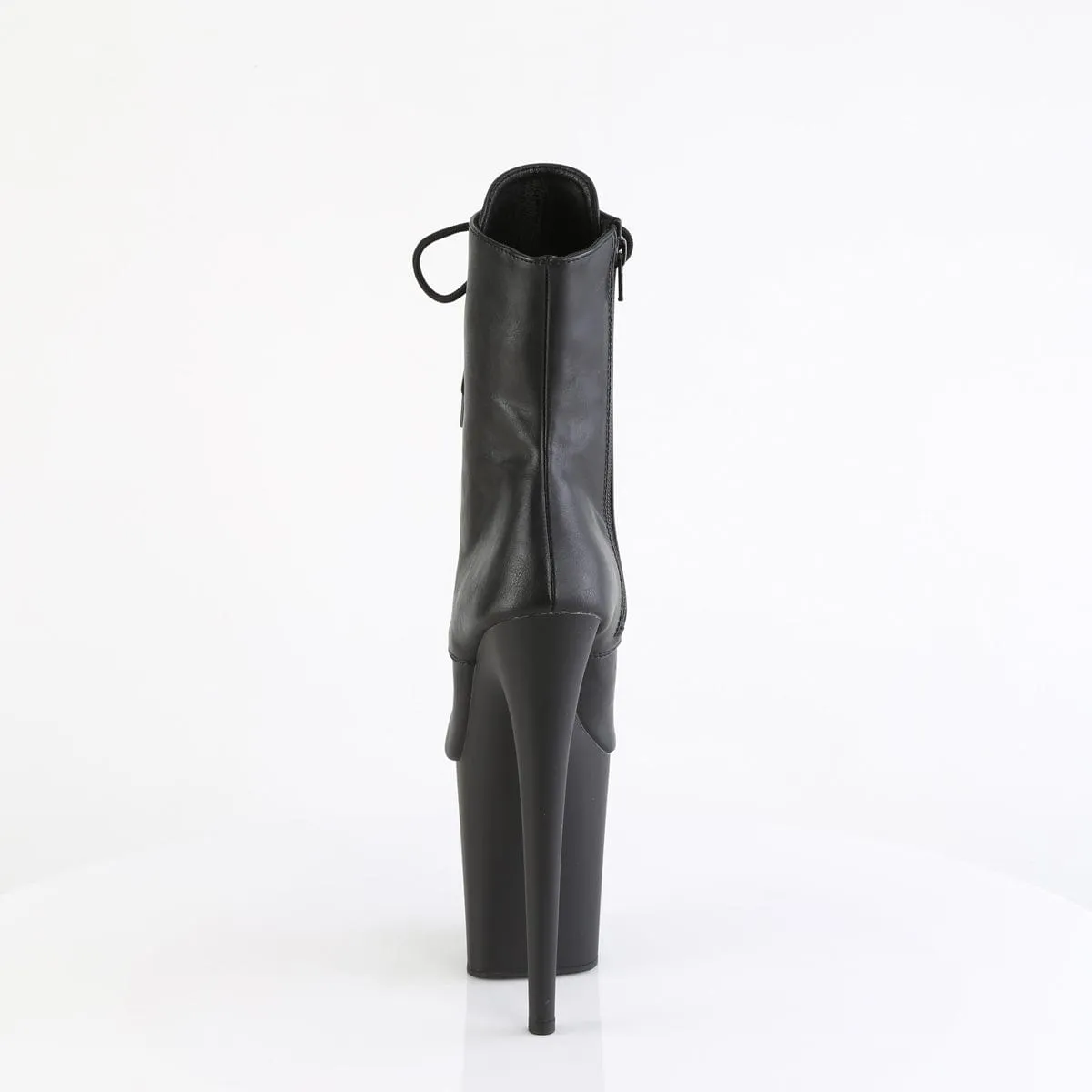 FLAMINGO-1021 Black Faux Leather/Black Matte
