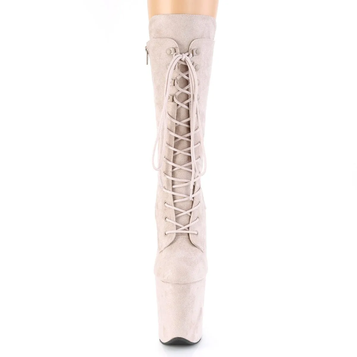 FLAMINGO-1050FS Nude Faux Suede/Nude Faux Suede