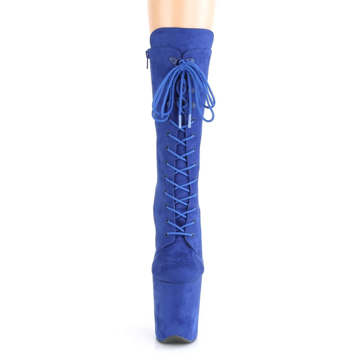 FLAMINGO-1050FS Royal Blue Faux Suede/Royal Blue Faux Suede