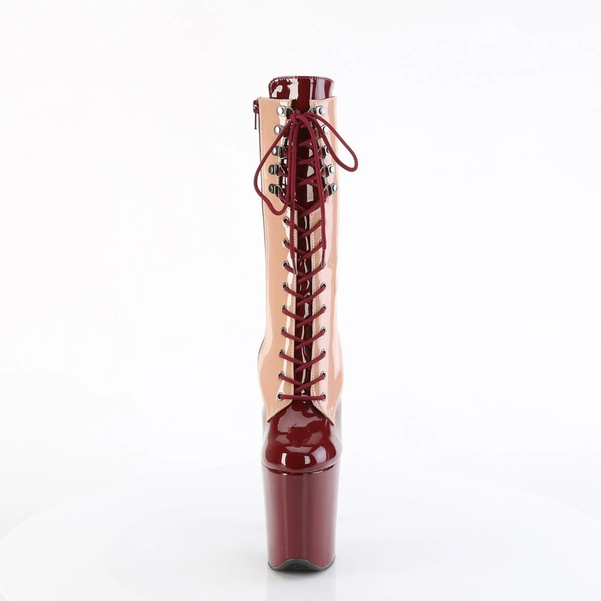 FLAMINGO-1054DC Blush-Burgundy Patent/Blush Burgundy