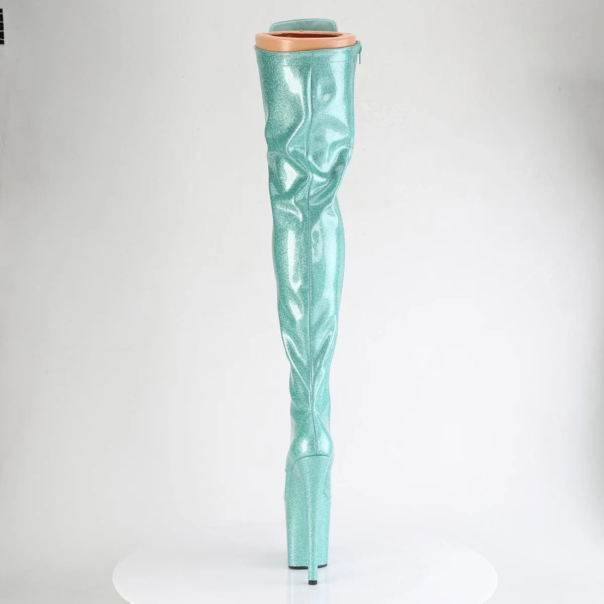 FLAMINGO-3020GP Aqua Glitter Patent/M