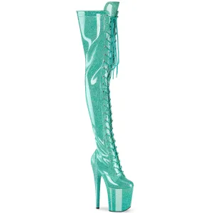 FLAMINGO-3020GP Aqua Glitter Patent/M