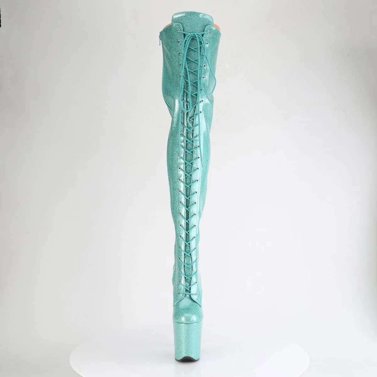 FLAMINGO-3020GP Aqua Glitter Patent/M