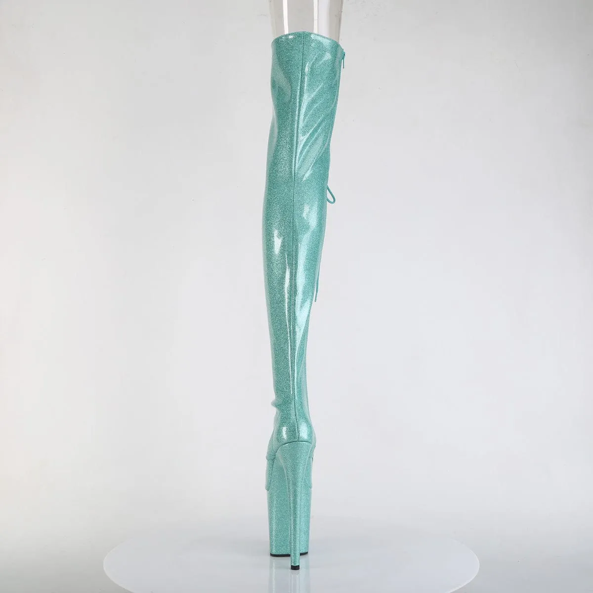FLAMINGO-3021GP Aqua Glitter Patent/M