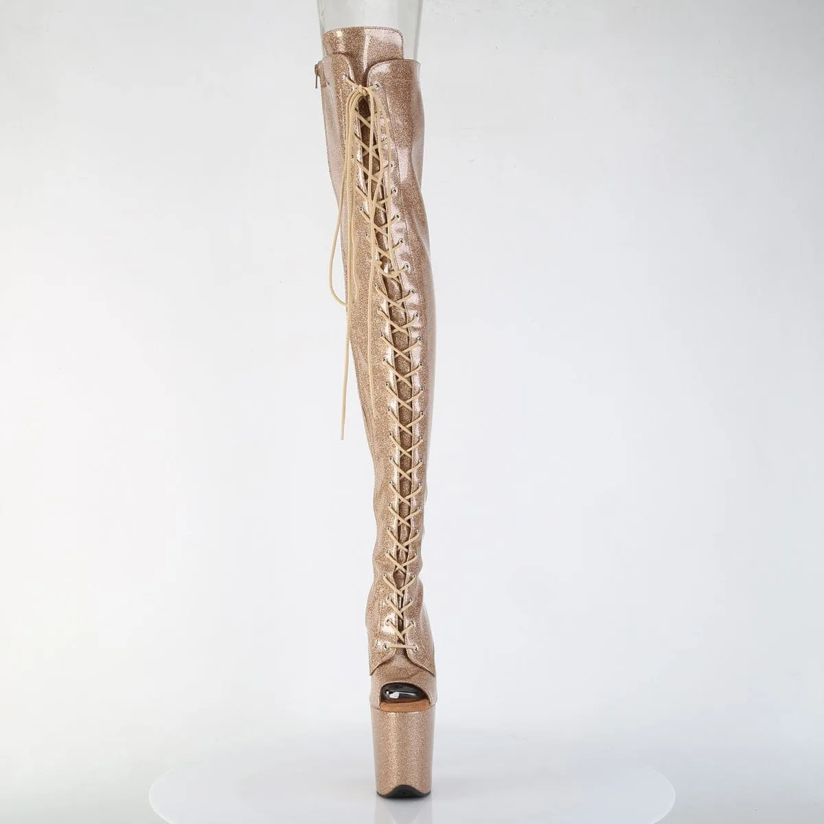 FLAMINGO-3021GP Gold Glitter Patent/M