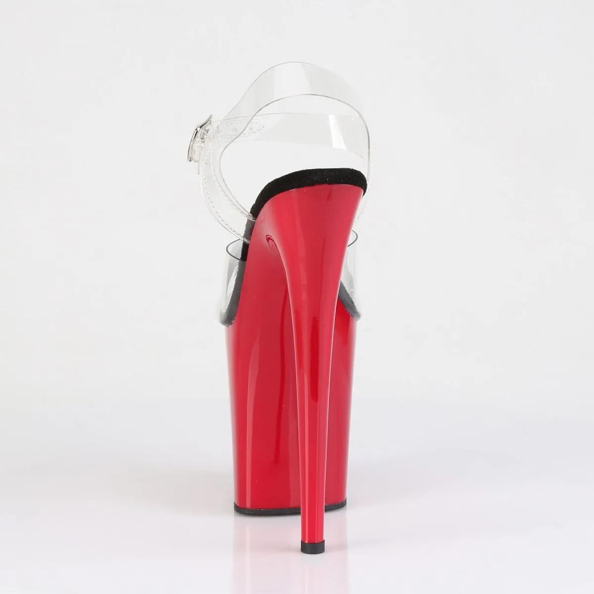 FLAMINGO-808 Clear-Black/Red