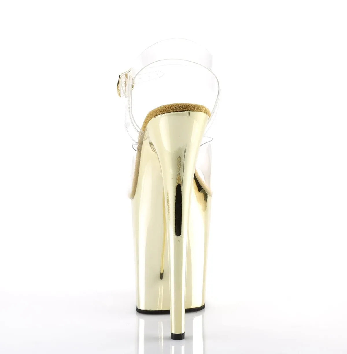 FLAMINGO-808 Clear/Gold Chrome