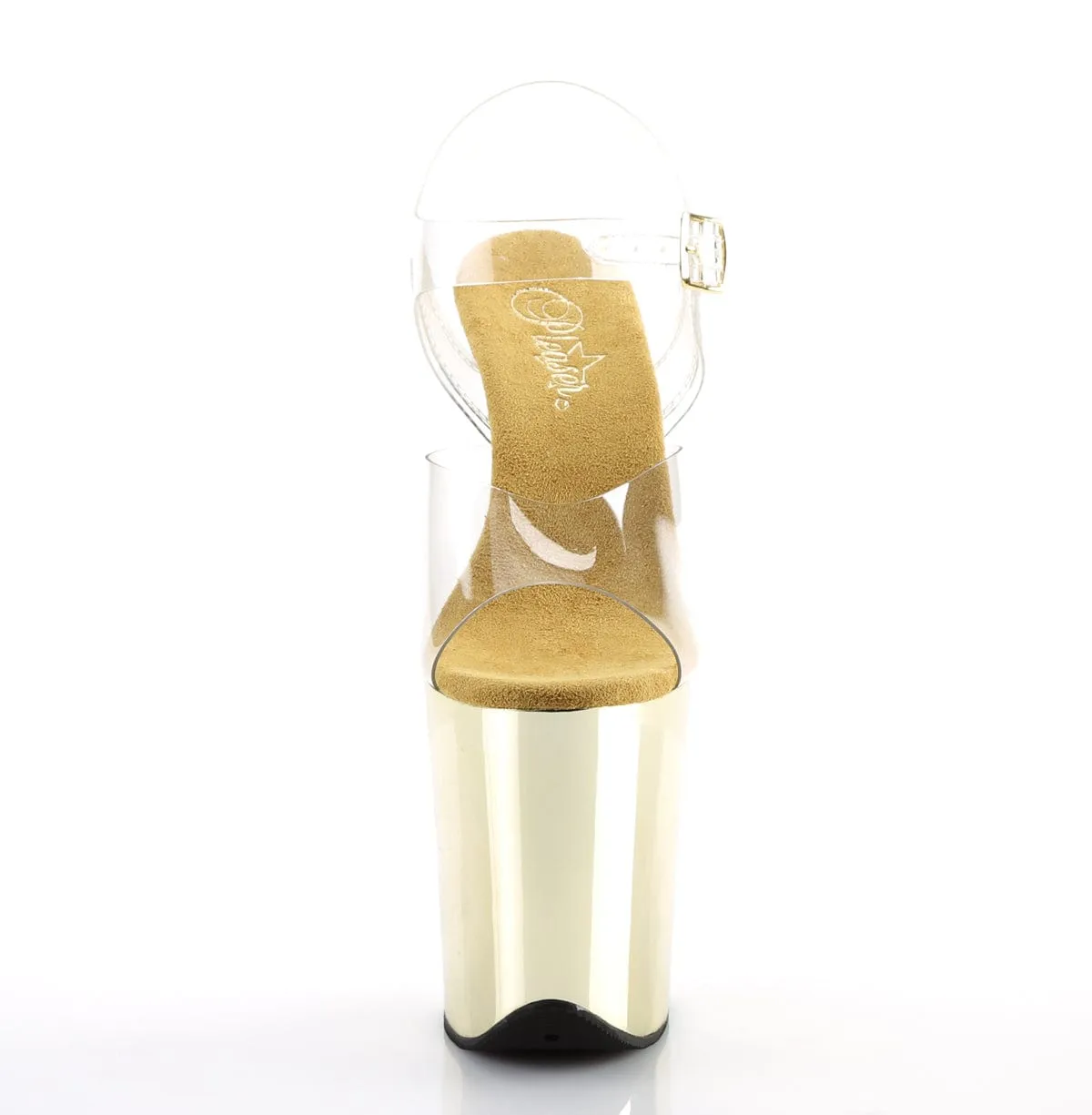 FLAMINGO-808 Clear/Gold Chrome
