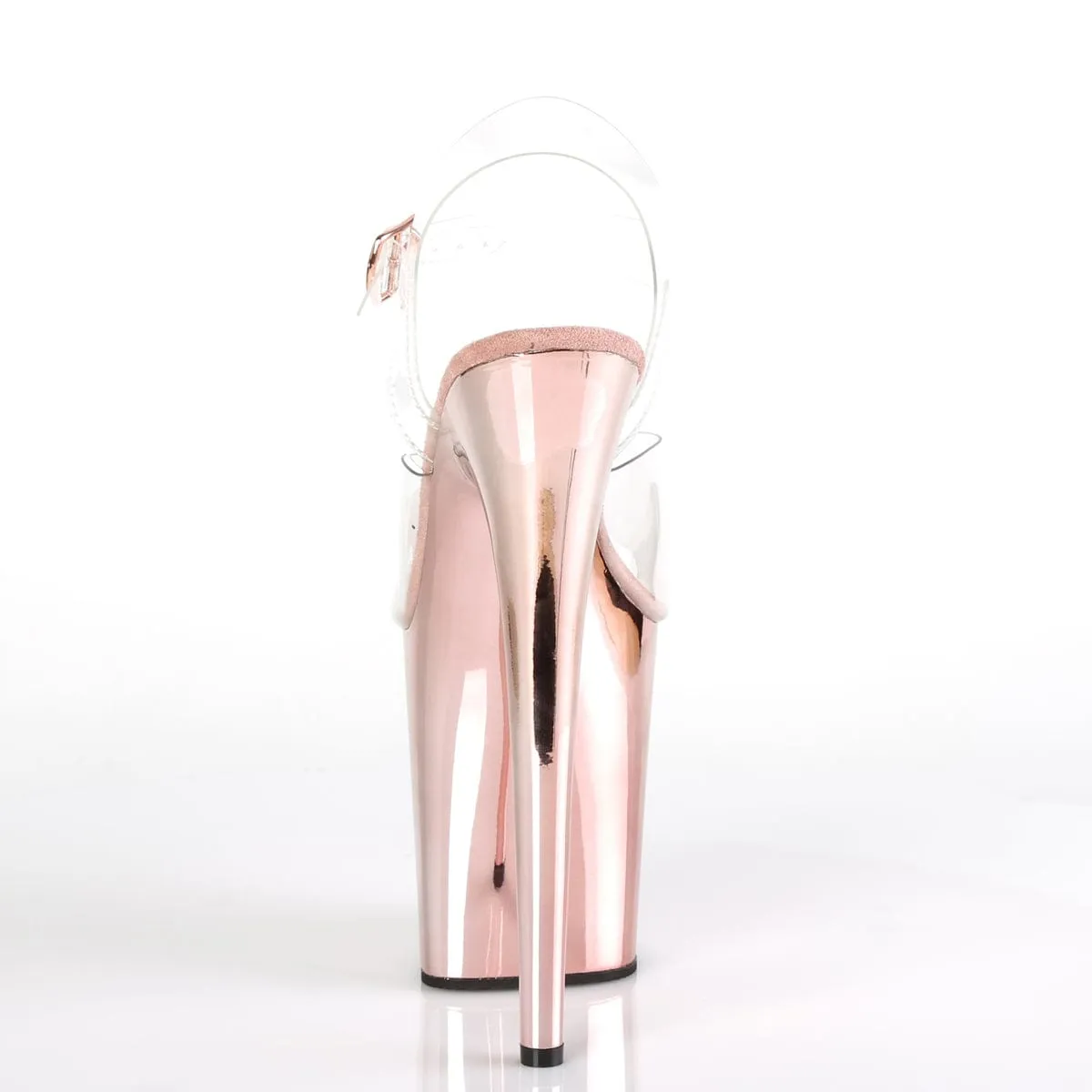 FLAMINGO-808 Clear/Rose Gold Chrome