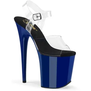 FLAMINGO-808 Clear/Royal Blue