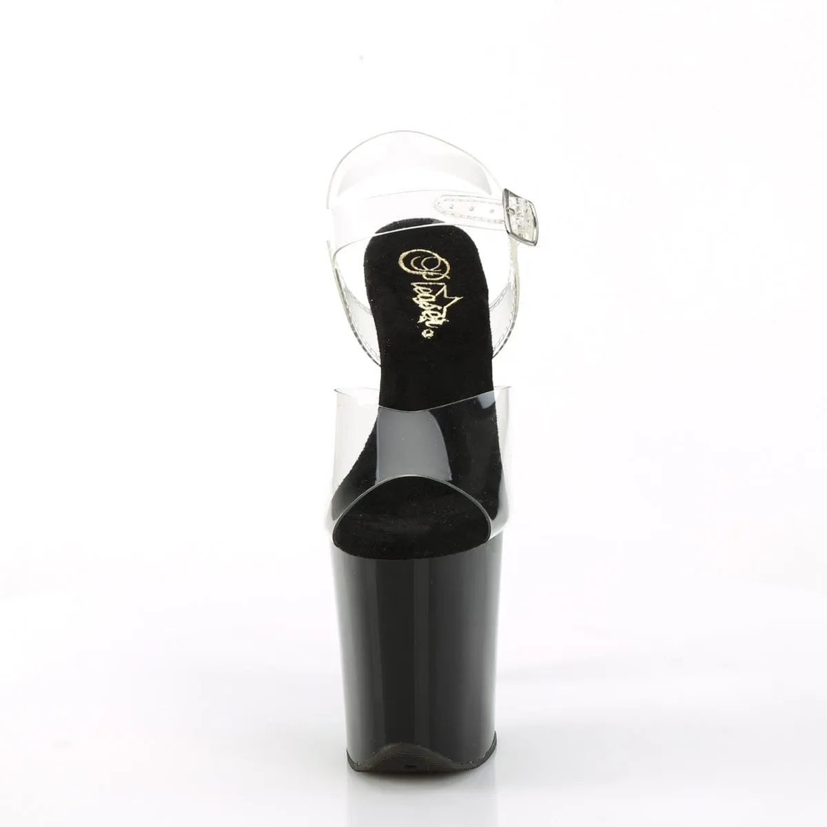 FLAMINGO-808CRS-2 Clear/Black-Silver Rhinestones