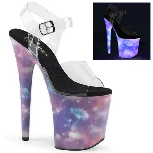 FLAMINGO-808REFL Clear/Purple-Blue Reflective