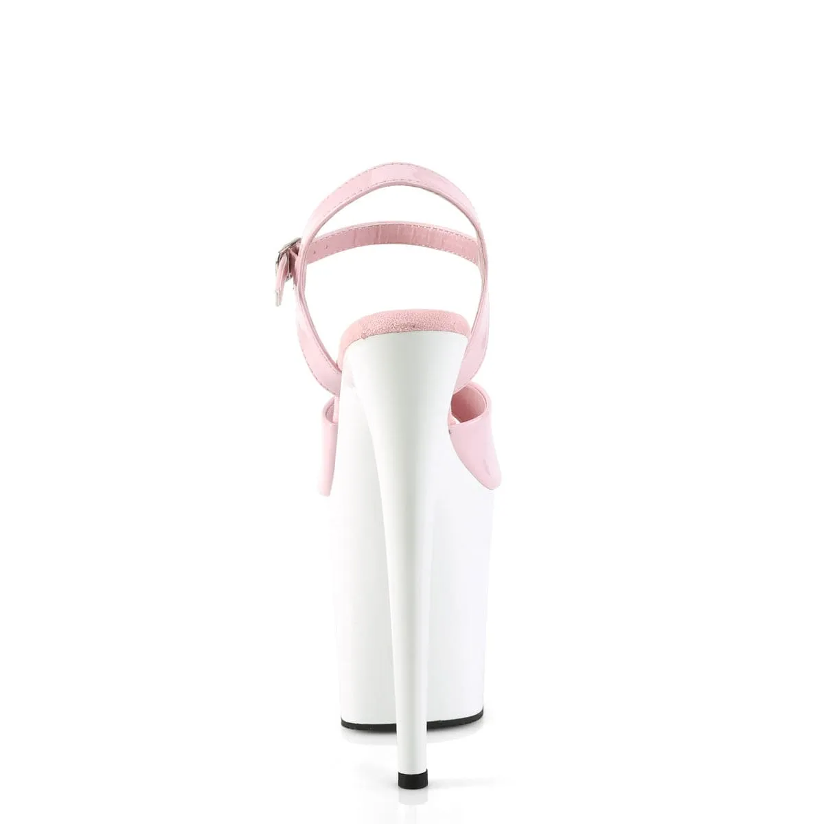 FLAMINGO-809 Baby Pink Patent/White