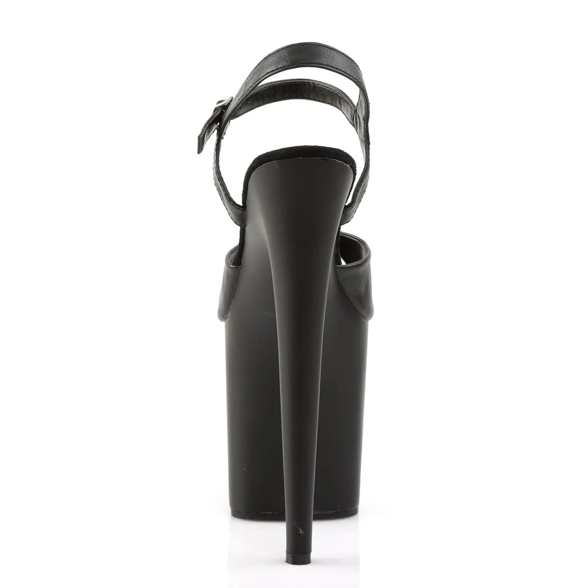 FLAMINGO-809 Black Faux Leather/Black Matte