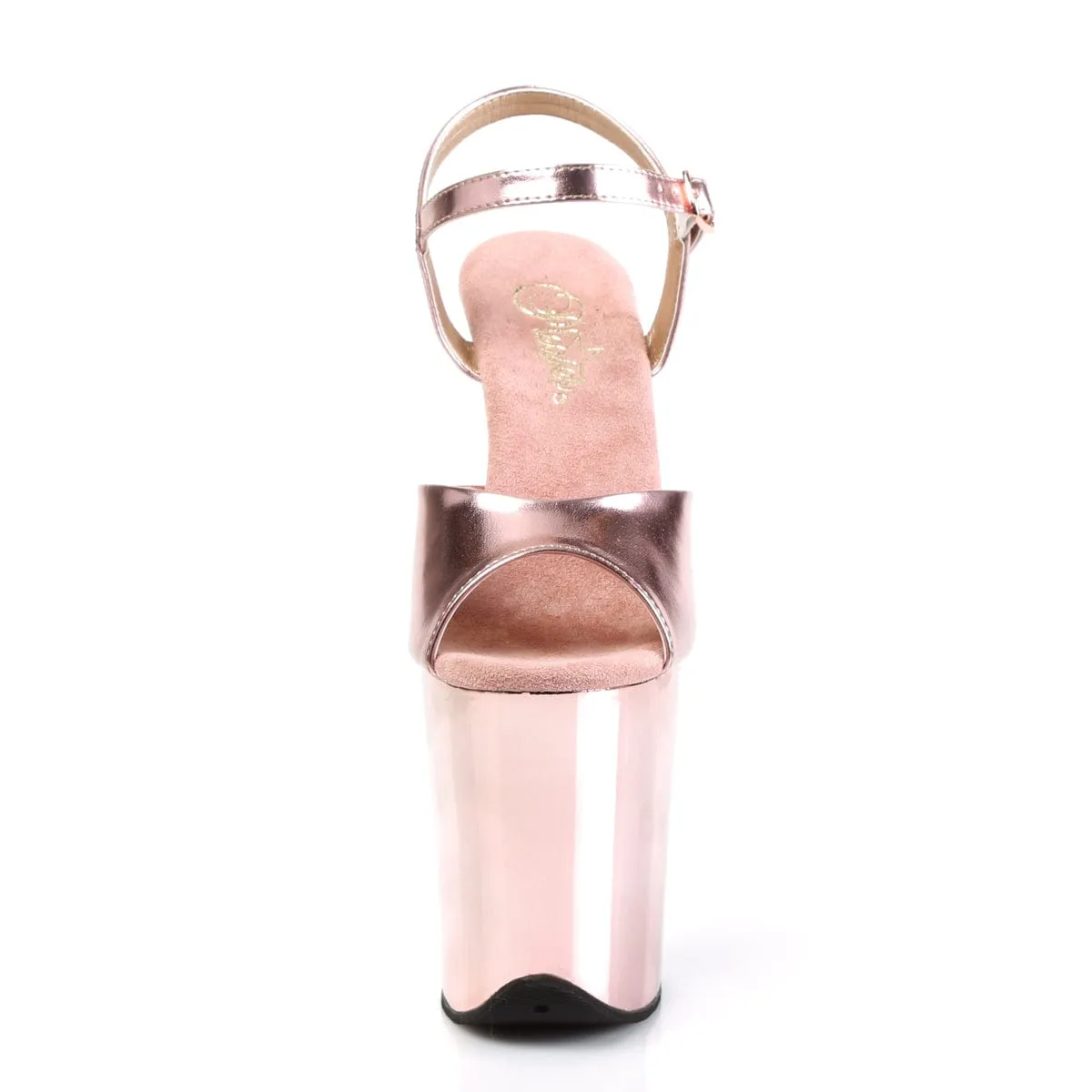 FLAMINGO-809 Rose Gold Metallic Pu/Rose Gold Chrome