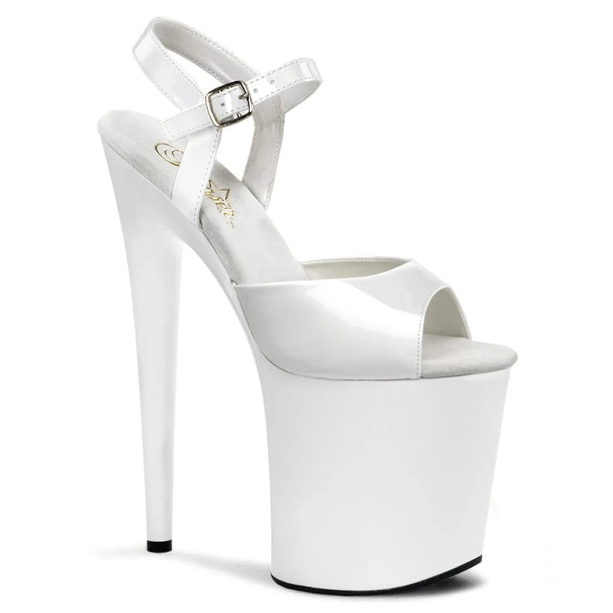 FLAMINGO-809 White Patent/White